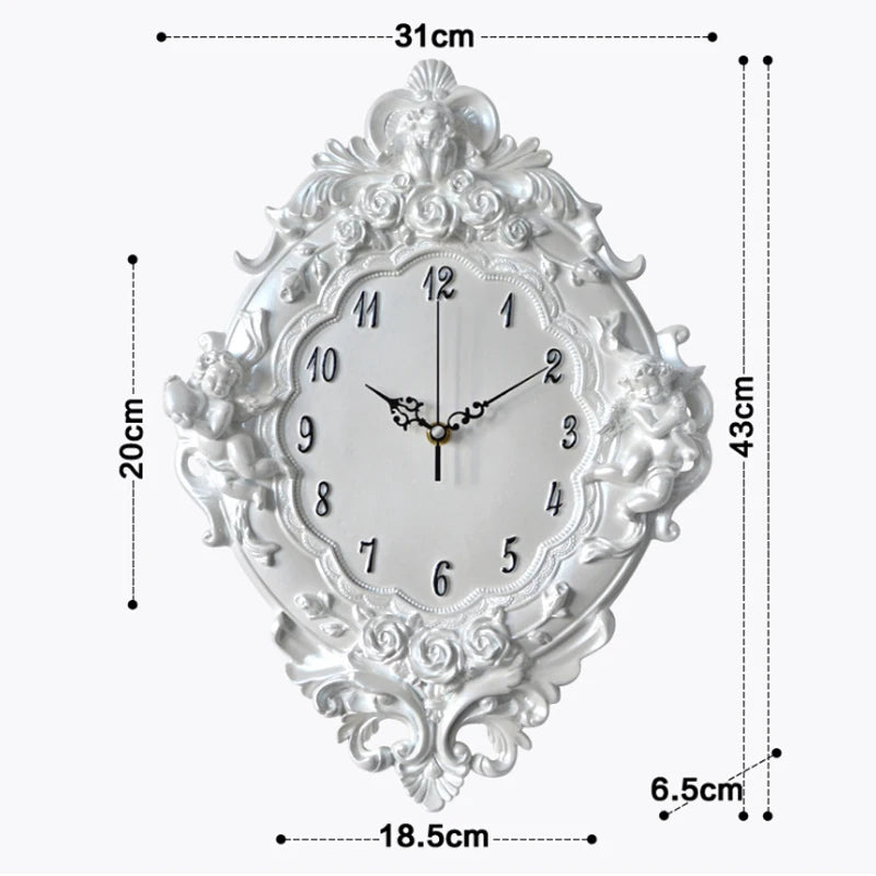 European Angel Wall Clock