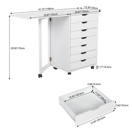 Foldable PVC Wooden File Cabinet