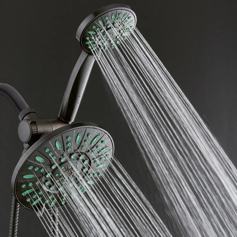 High-Pressure Luxury 48-Mode 7" Shower 3-Way Combo