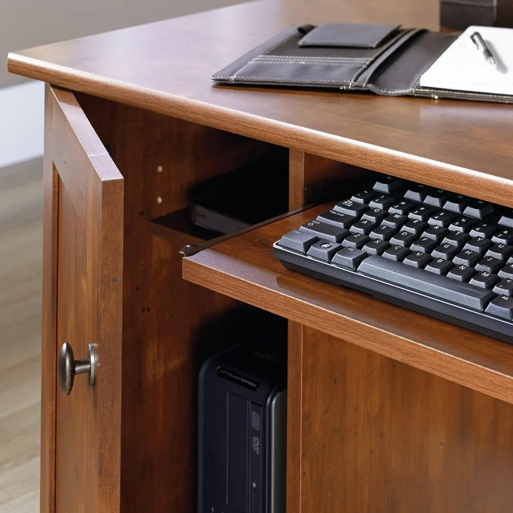 Computer Desk Brushed Maple Finish