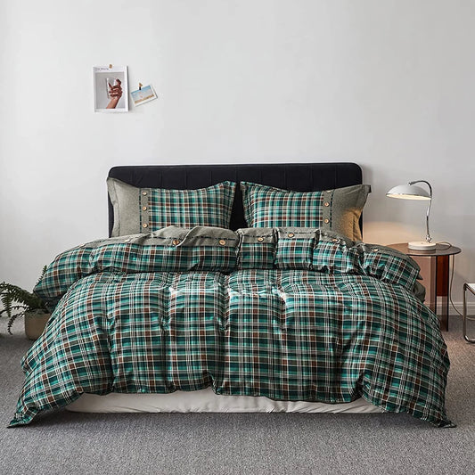 Simple & Opulence Bedding Set 100% Cotton Flannel Set