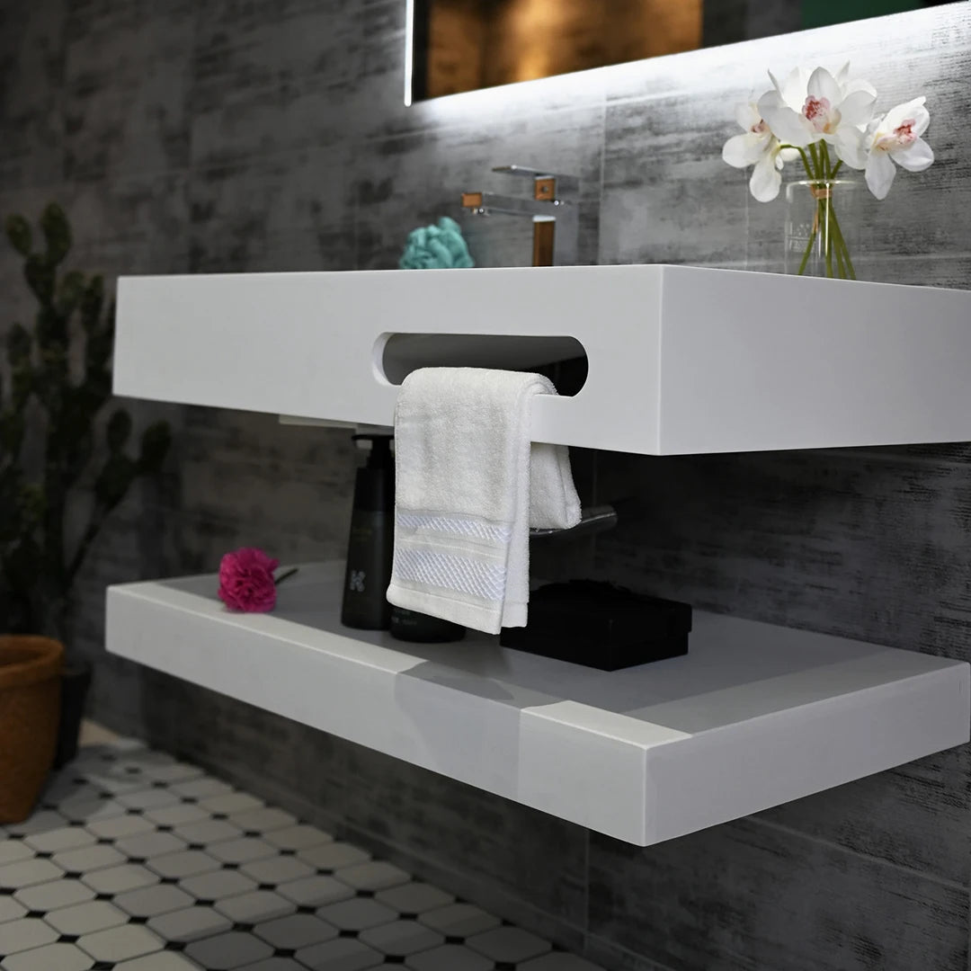 Simple Modern Style Double Layer Design Washbasin