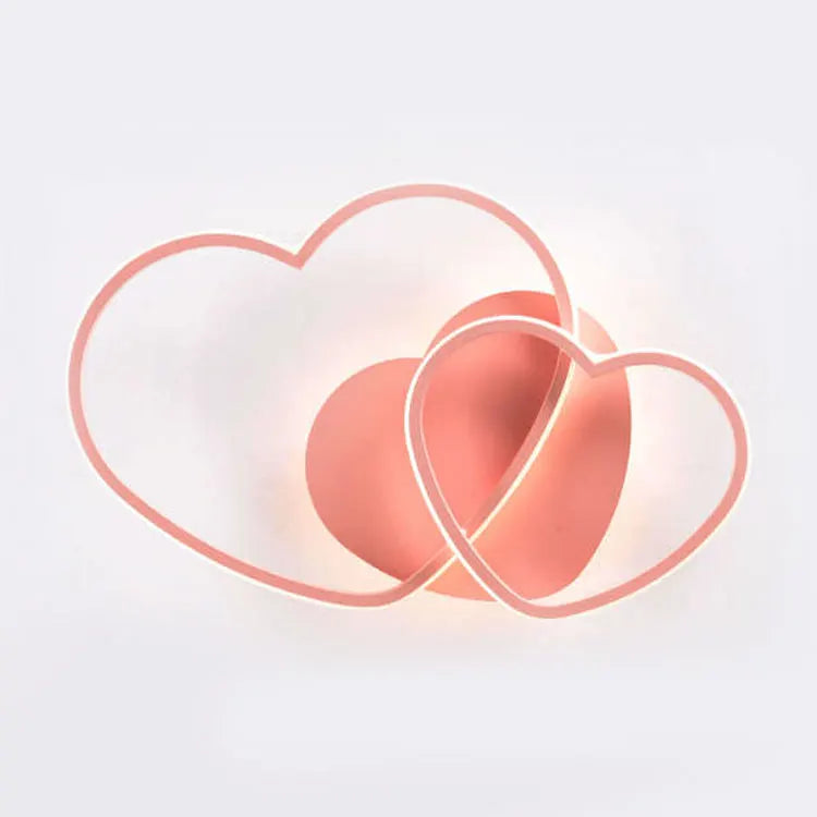 Modern LED Heart-Shaped Ceiling Light