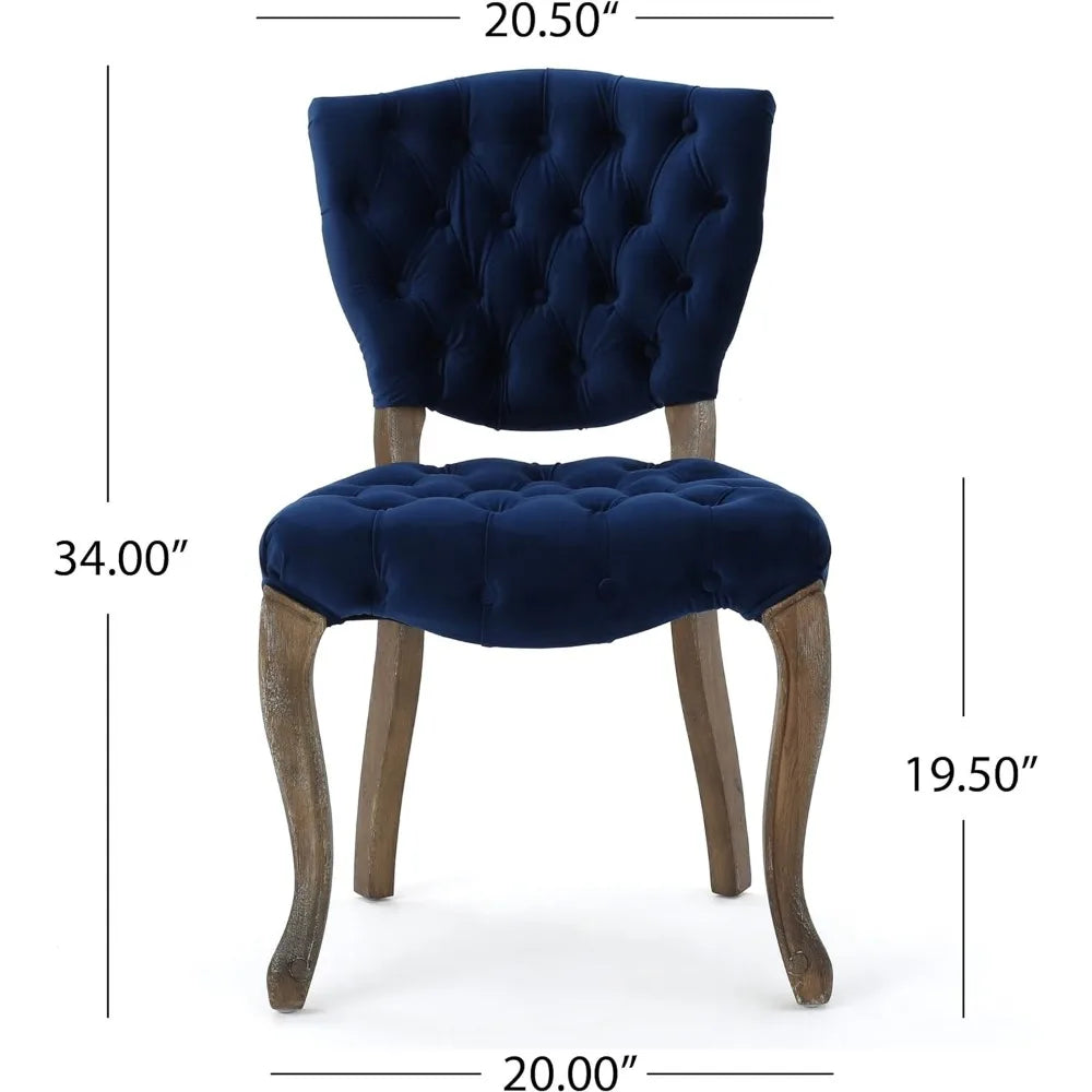 Velvet Dining Chairs 2-Pcs