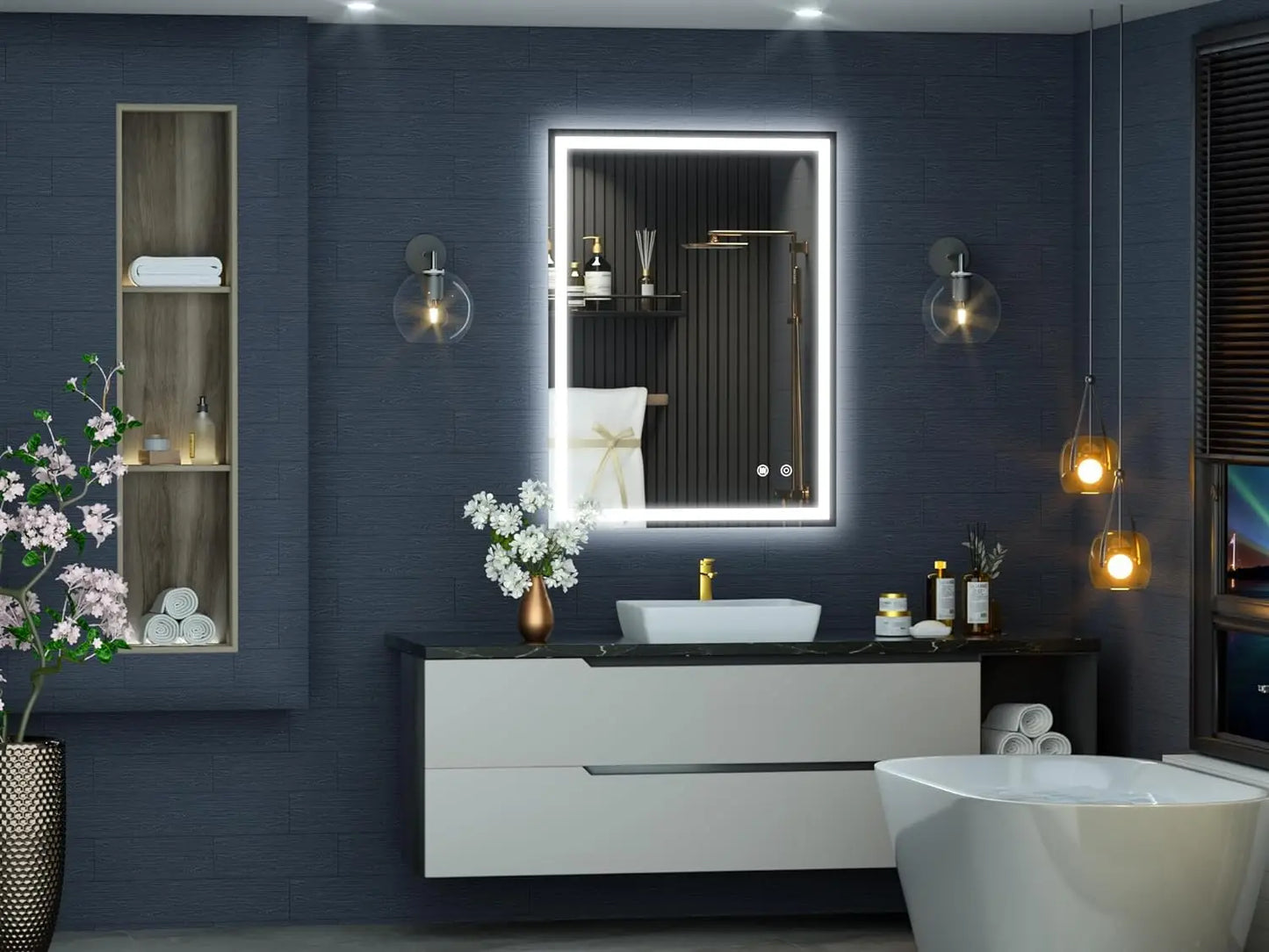 LED Vanity Mirror with Light