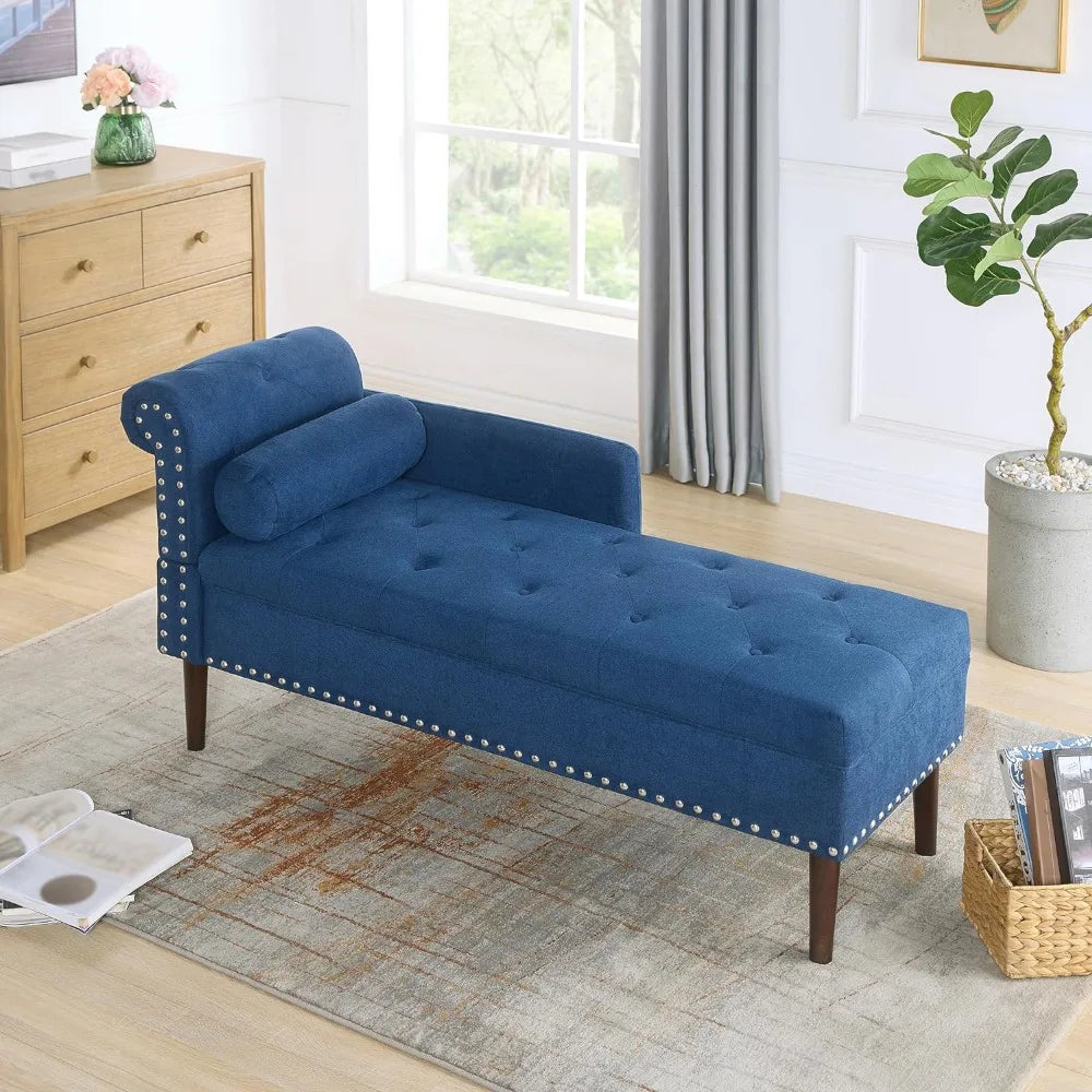 Tufted Velvet Chaise Lounge Chair