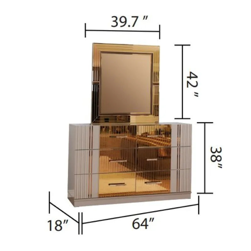 Luxury 4-5 PCS Bedroom Set