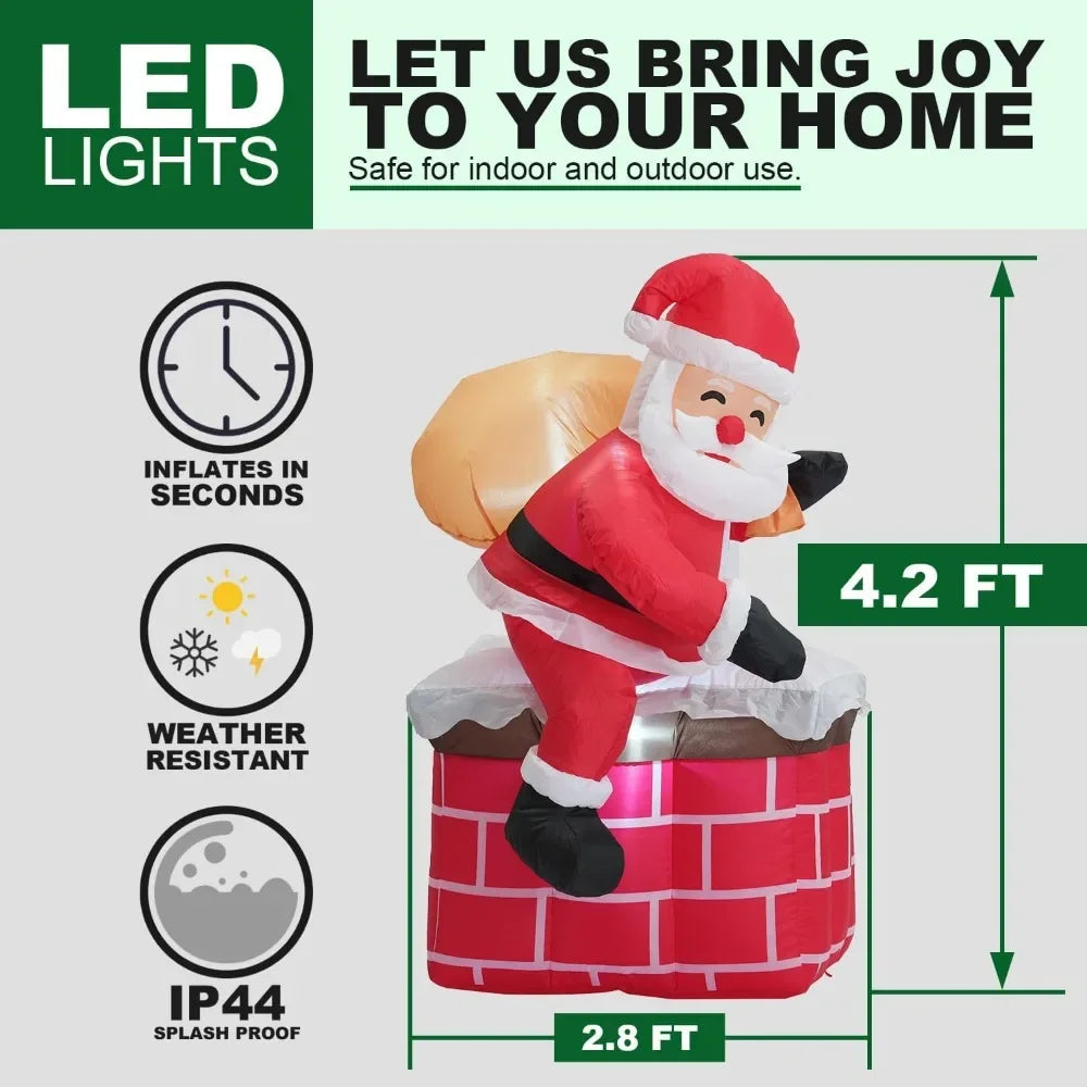 4.2ft Height Christmas Inflatable Decorations