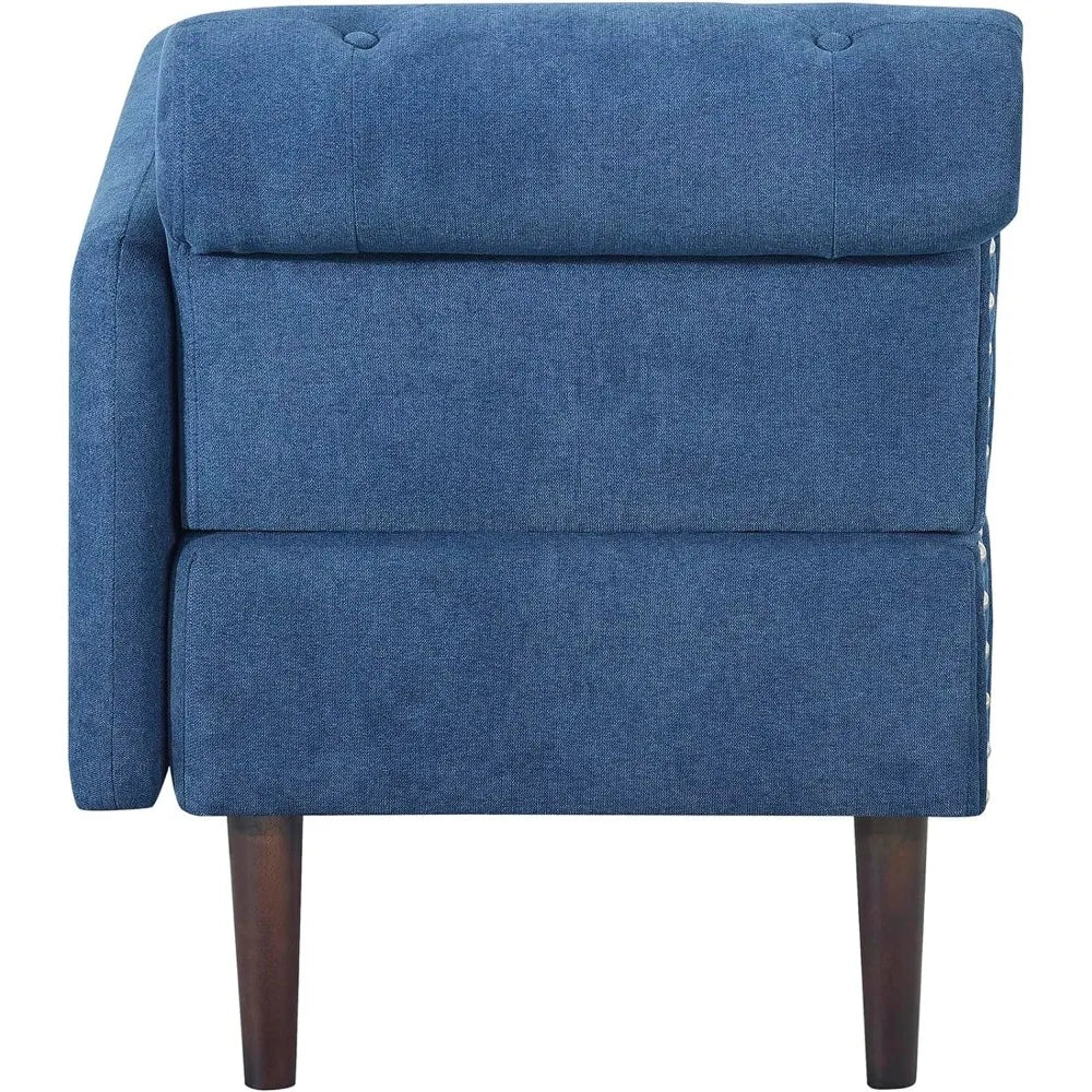 Tufted Velvet Chaise Lounge Chair