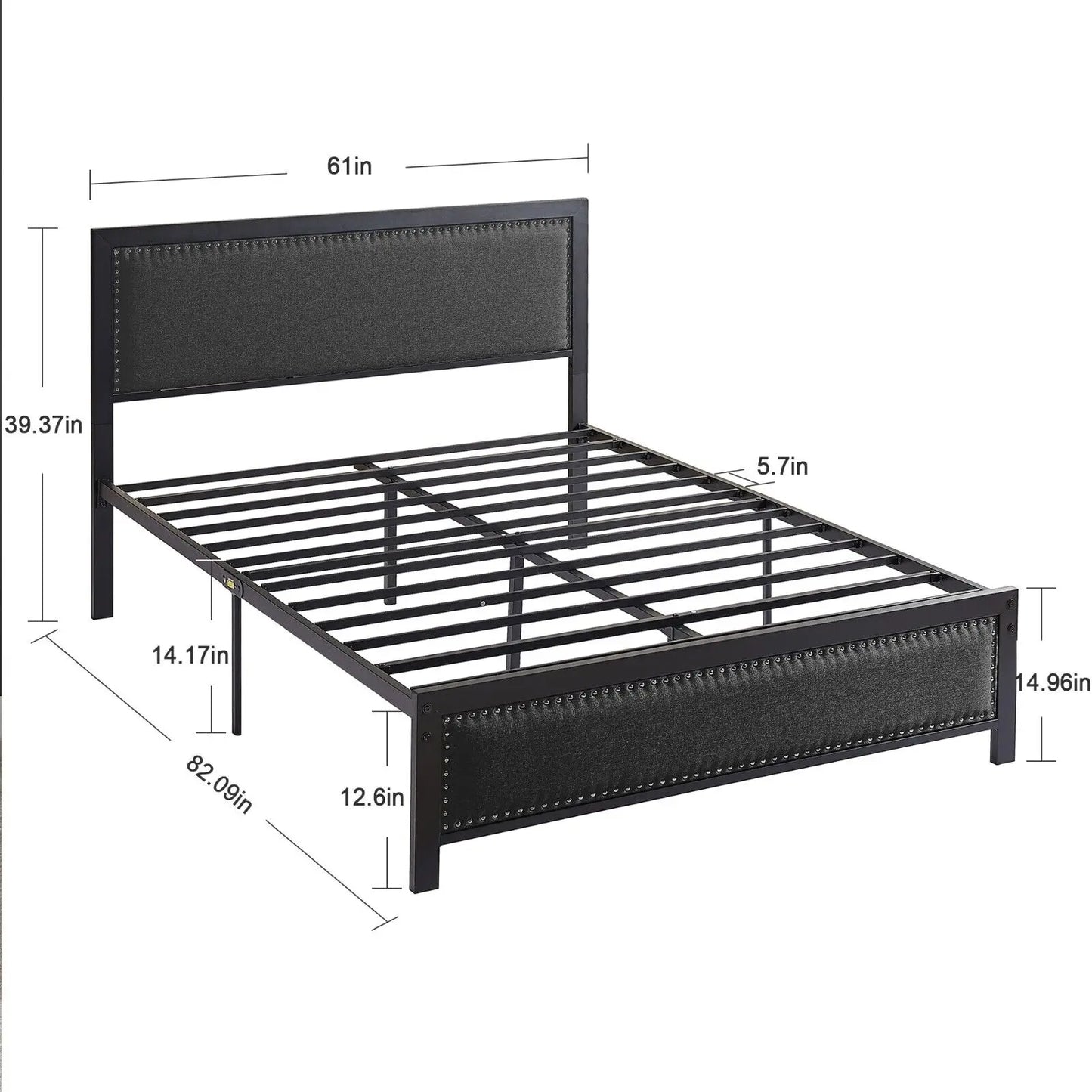 Platform Upholstered Bed Frame