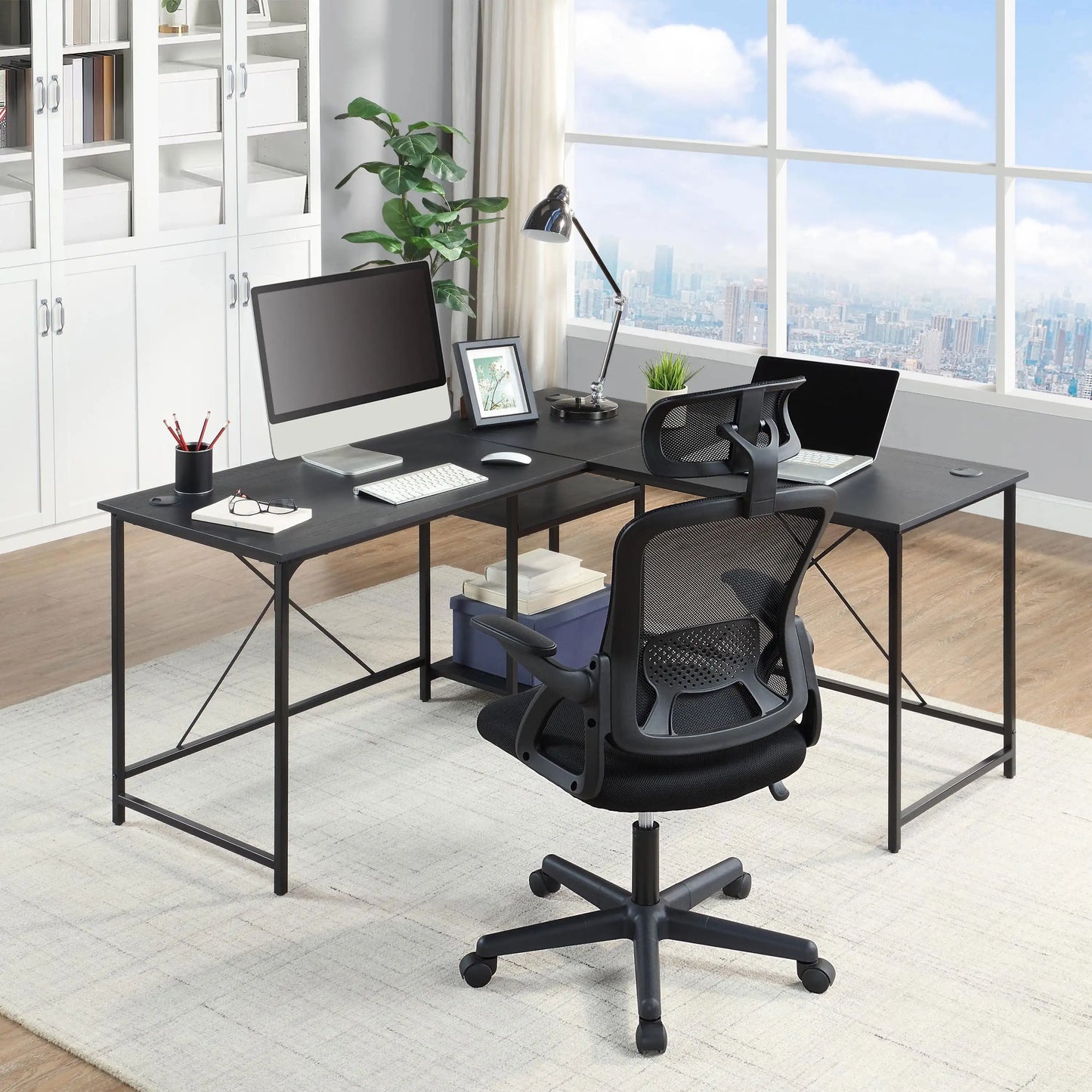 Ergonomic Office Chair with Adjustable Headrest