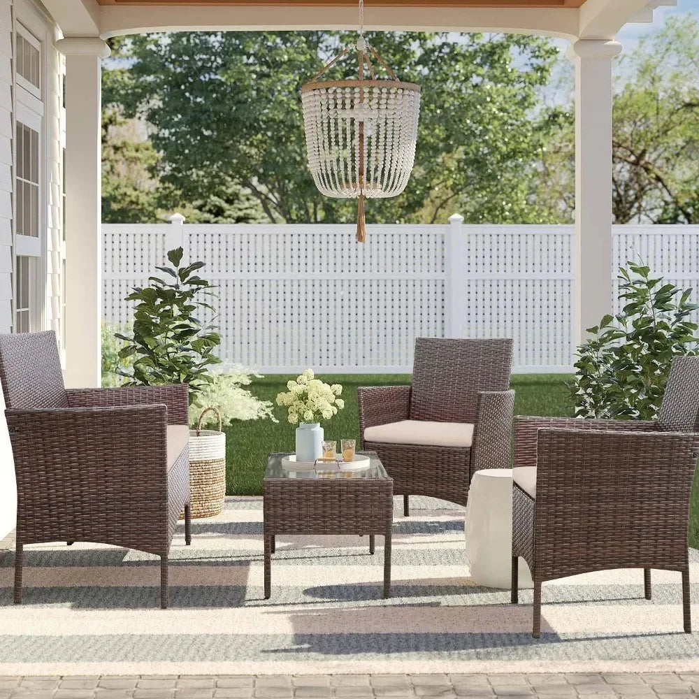 4 Pieces Patio Furniture