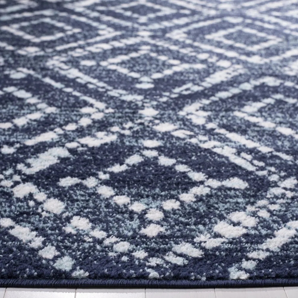 Motifs Adorning Fashionable Ski Chalets Rug