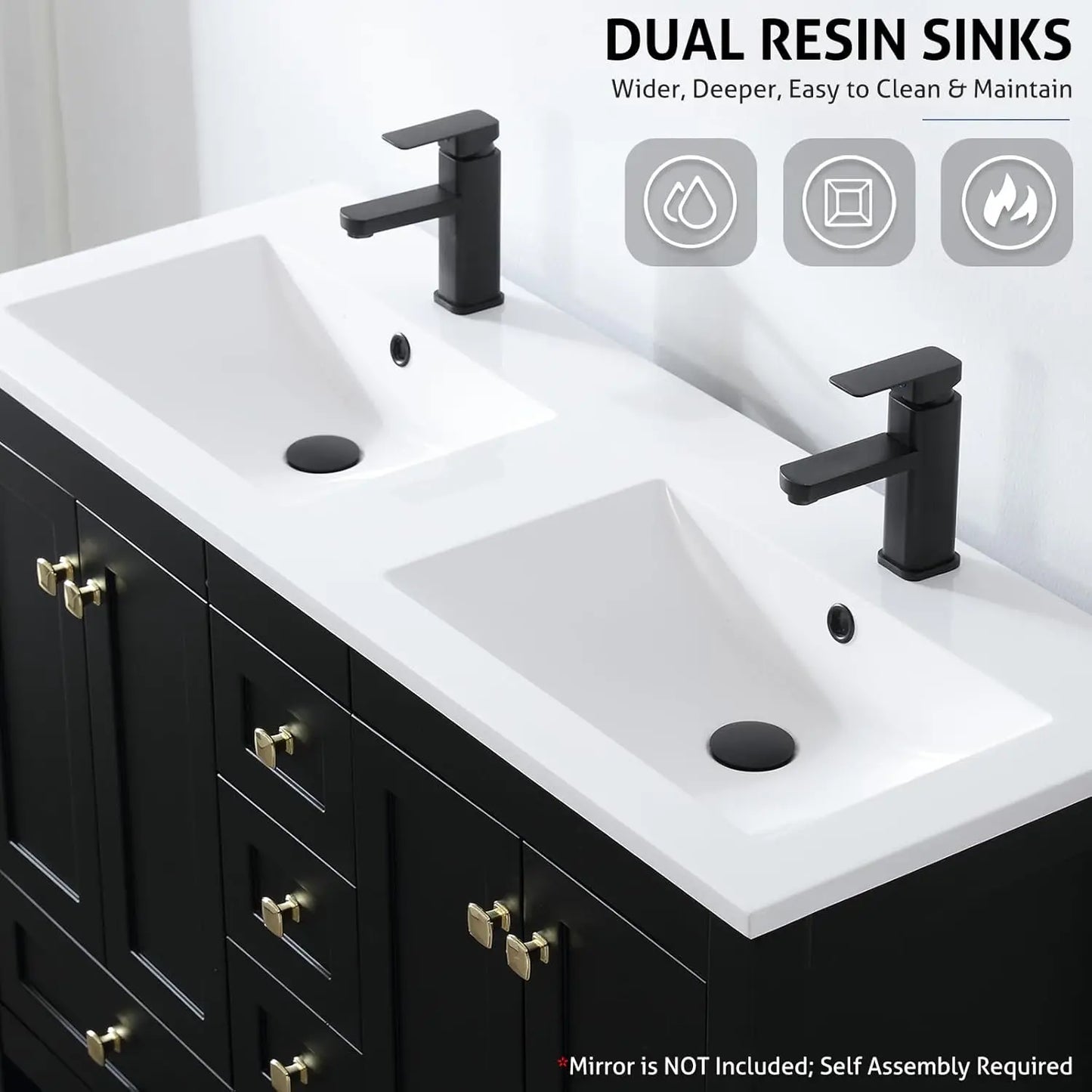 Vanities Cabinet with Sink Combo Set