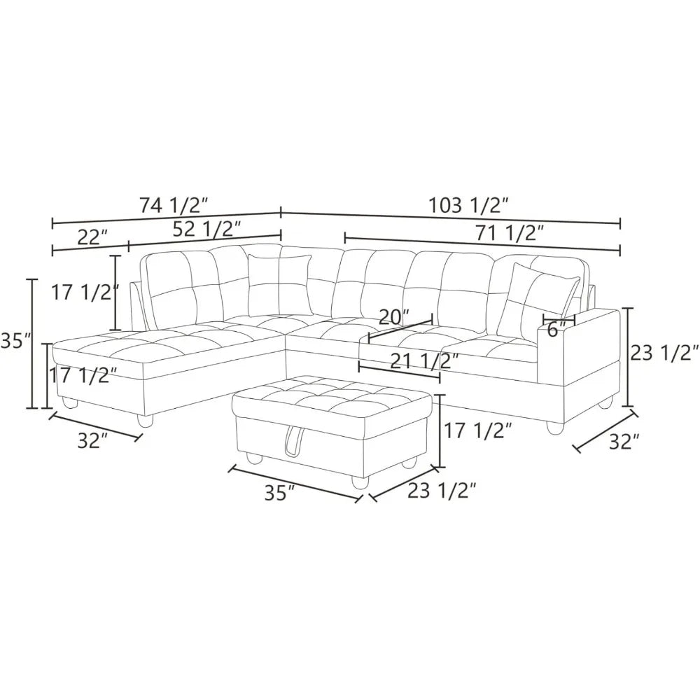 L Shaped Sectional Sofa