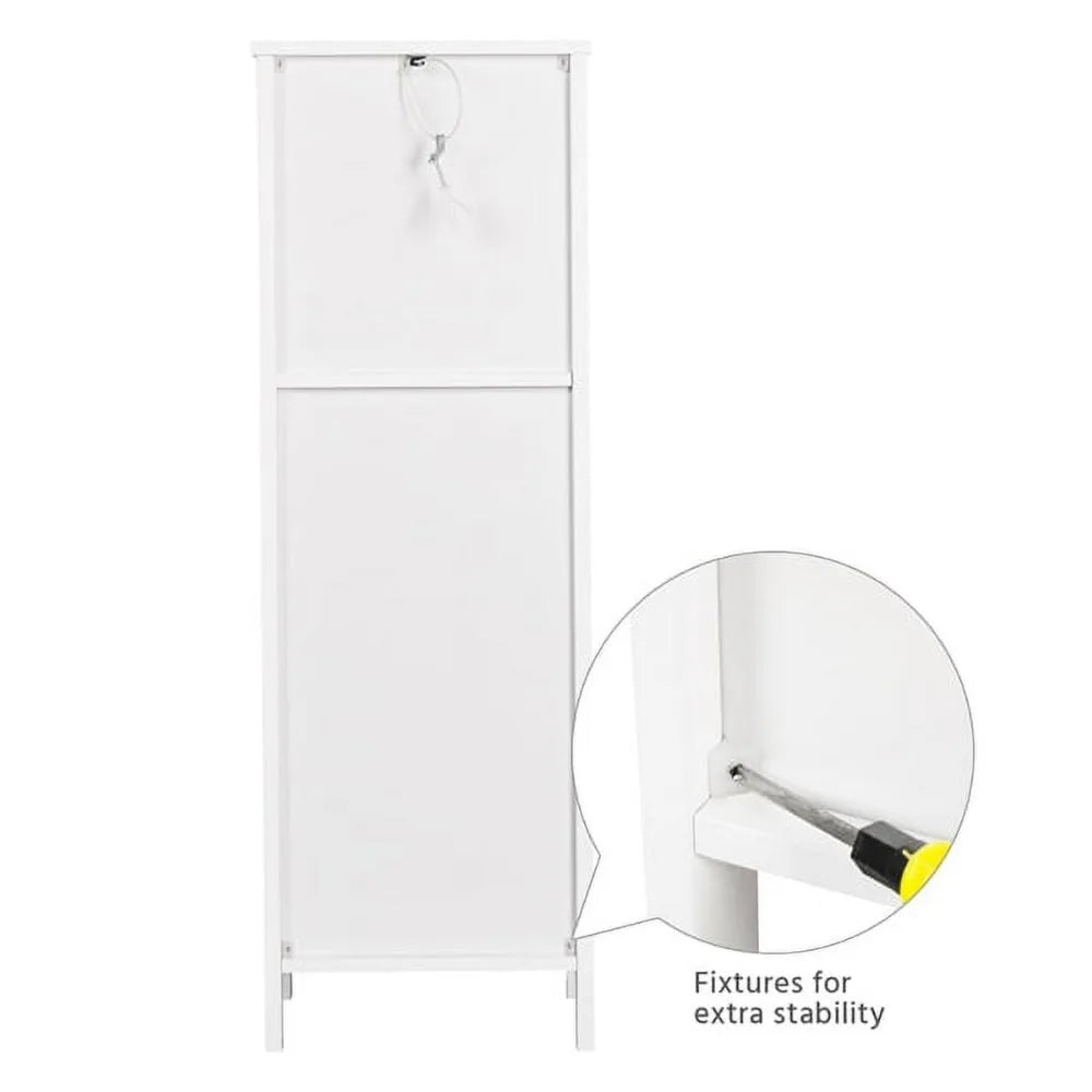 Adjustable 3 Tiers Bathroom Cabinet