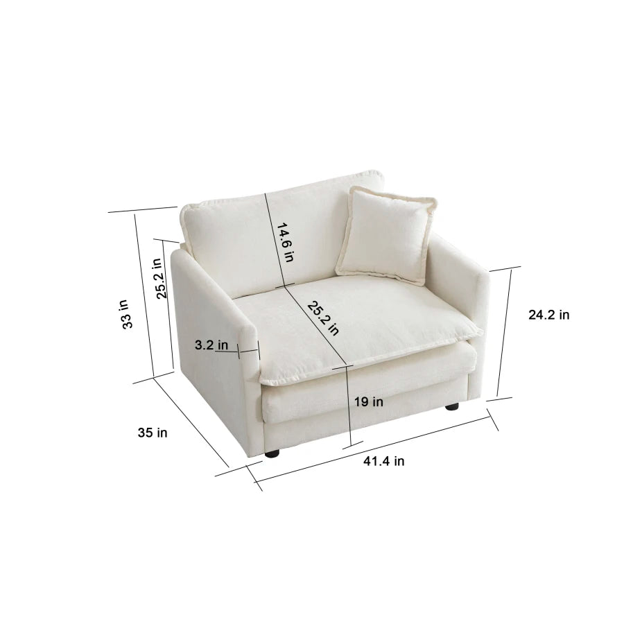 3-Piece Sectional Sofa Set