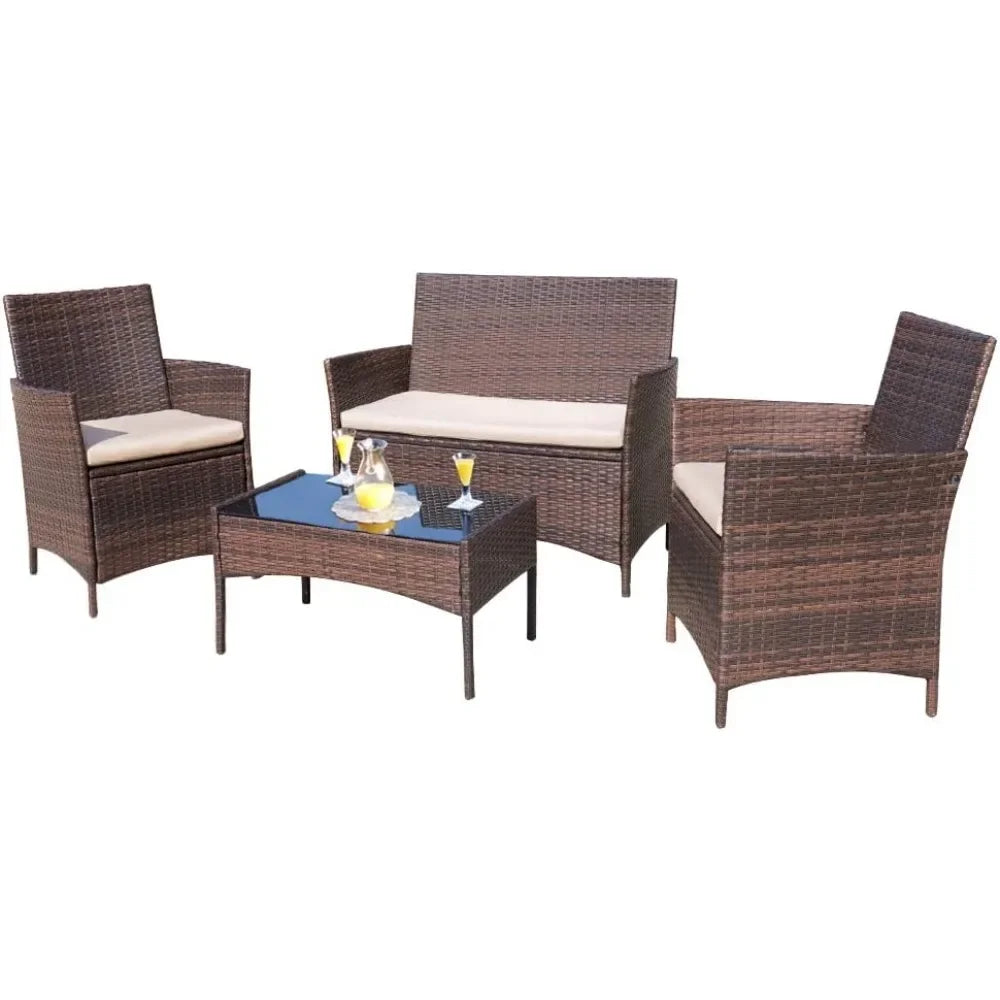 4 Pieces Patio Furniture