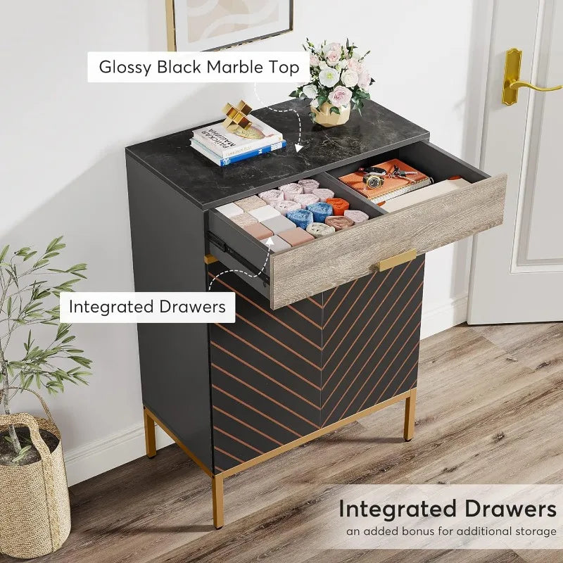 Modern Shoe Storage Cabinet with Doors