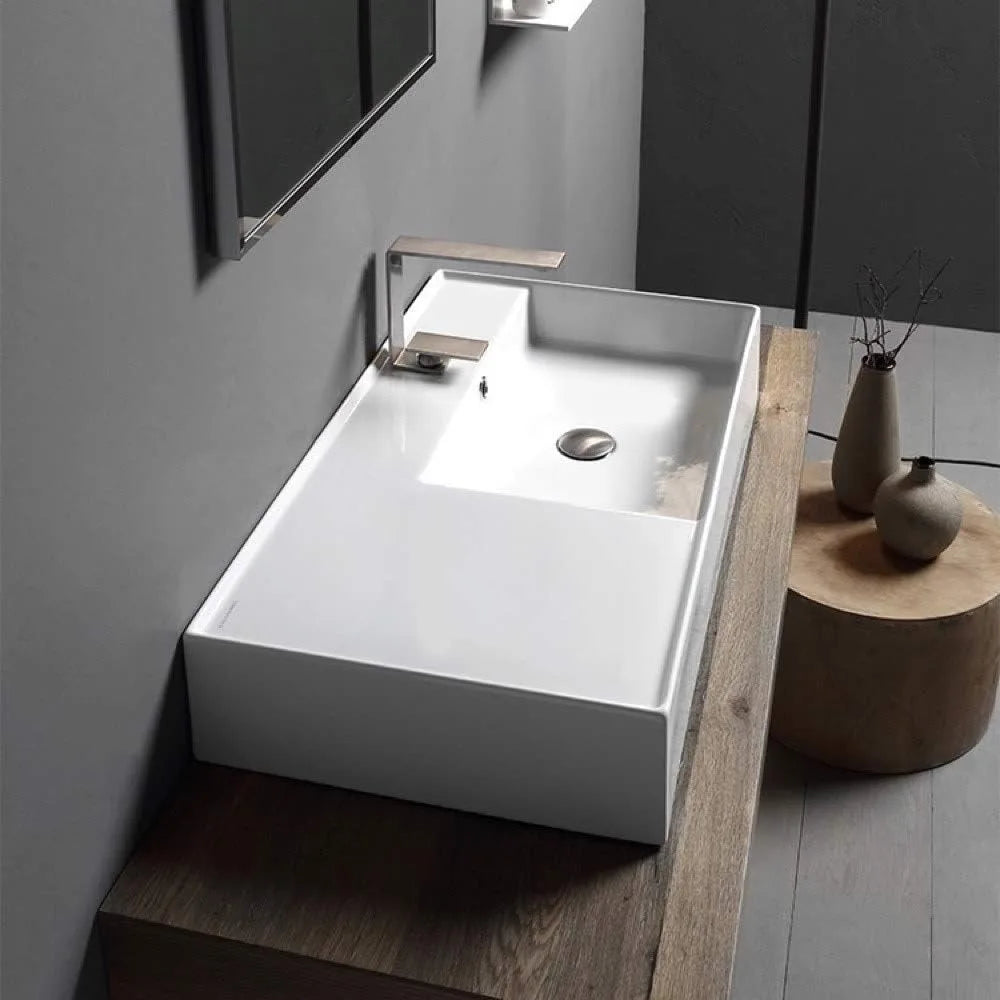 Three Hole Bathroom Sink