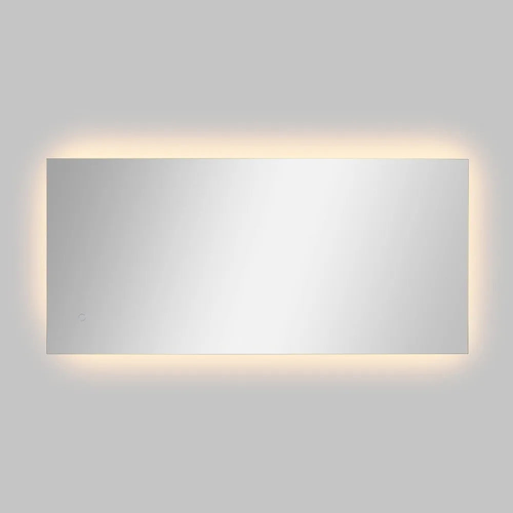 Rectangular Frameless Anti-Fog Vanity Mirror with Smart Touch Control