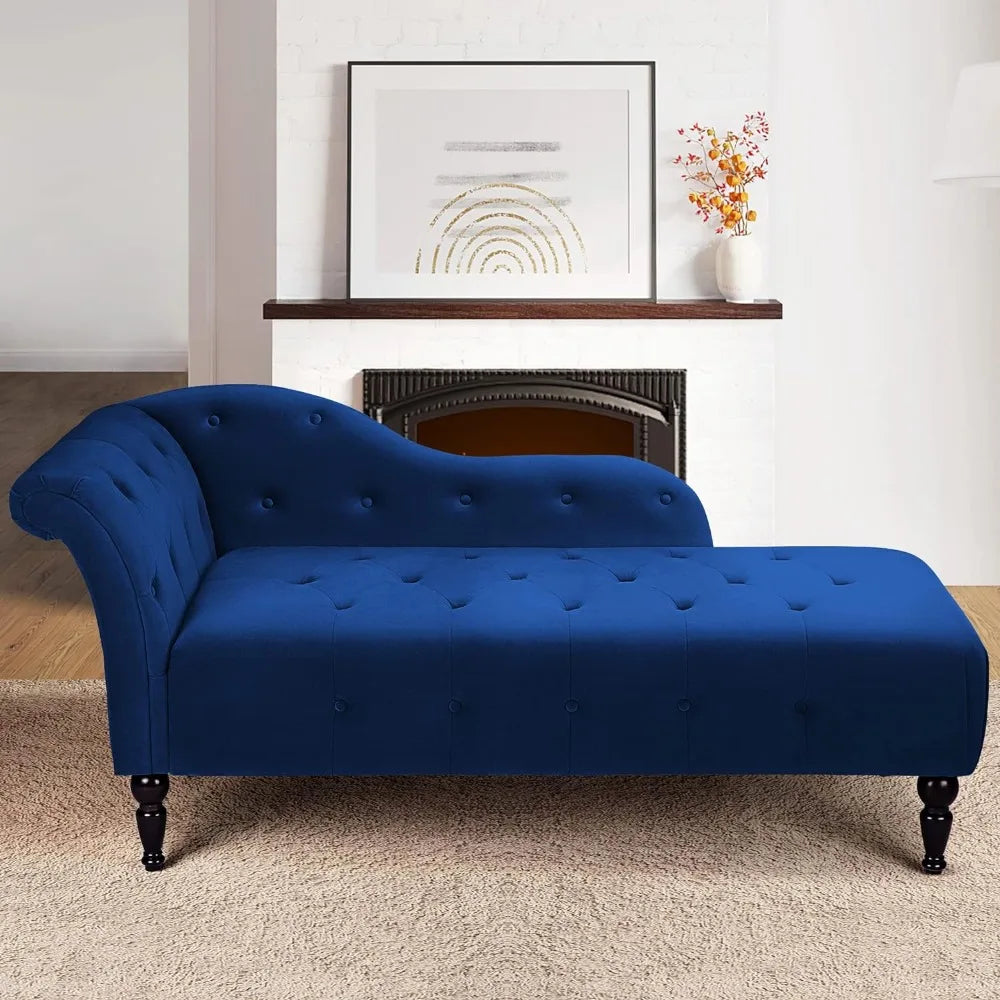 Blue Chaise Lounge Chair