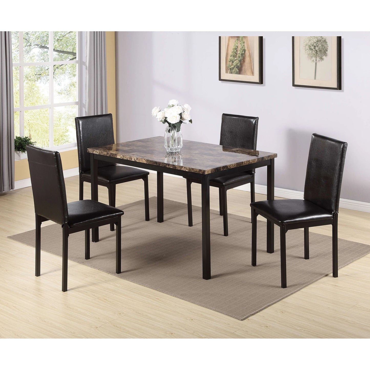 5 Piece Metal Dinette Set